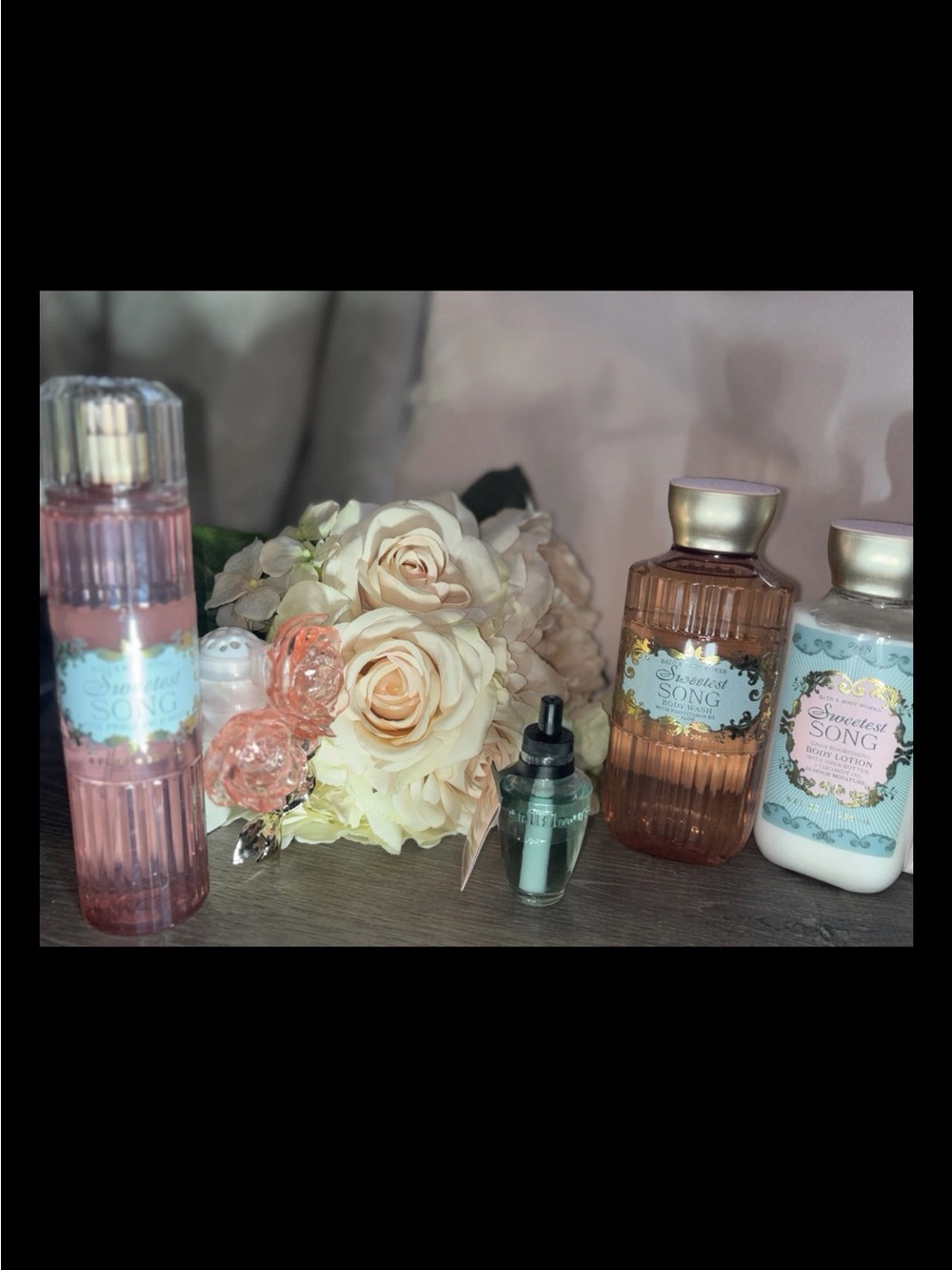 Bath & body Works, sweetest song gift set